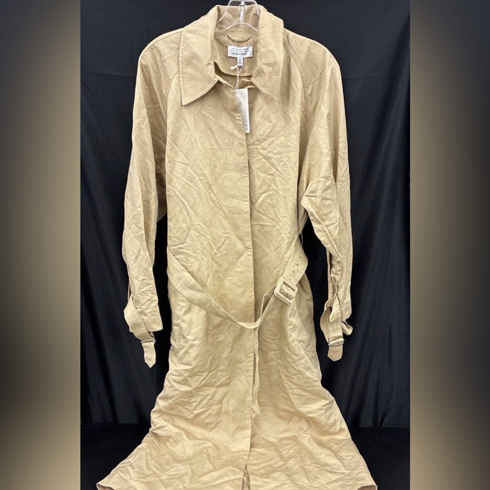 & Other Stories Tan Trench Coat with Belted Waist NWT Size 6